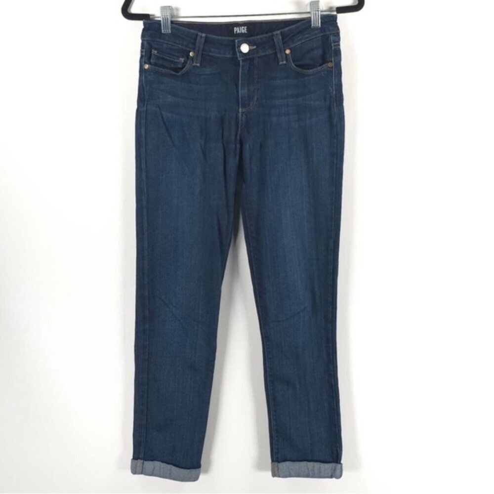 PAIGE SKYLINE CROP USA🇺🇸MADE Low‎ Rise Jeans Size 27